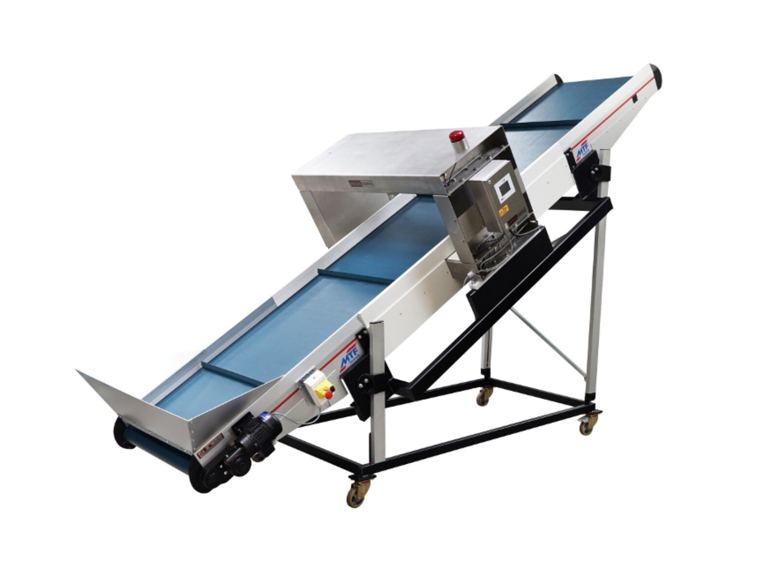 Metal detection on conveyor belts MTF Technik 
Hardy Schürfeld GmbH & Co. KG